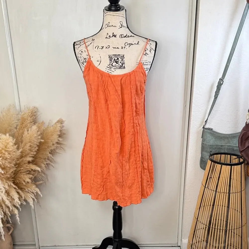 Free People Endless Summer Throwing Shade Mini Dress size Large